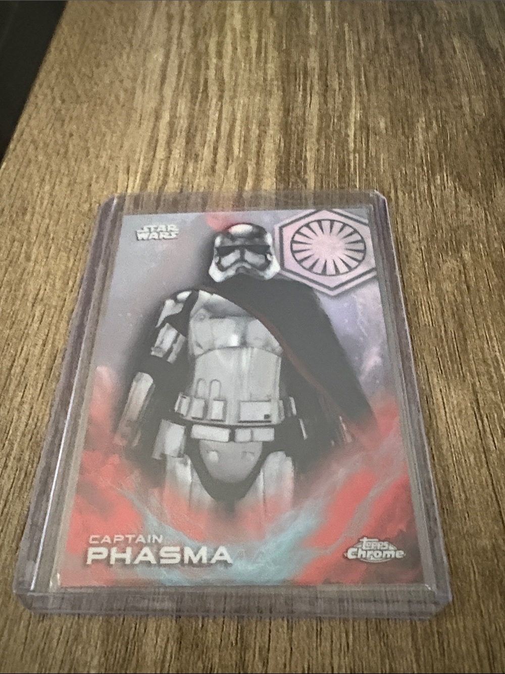 Topps Chrome Captain Phasma Collector Card